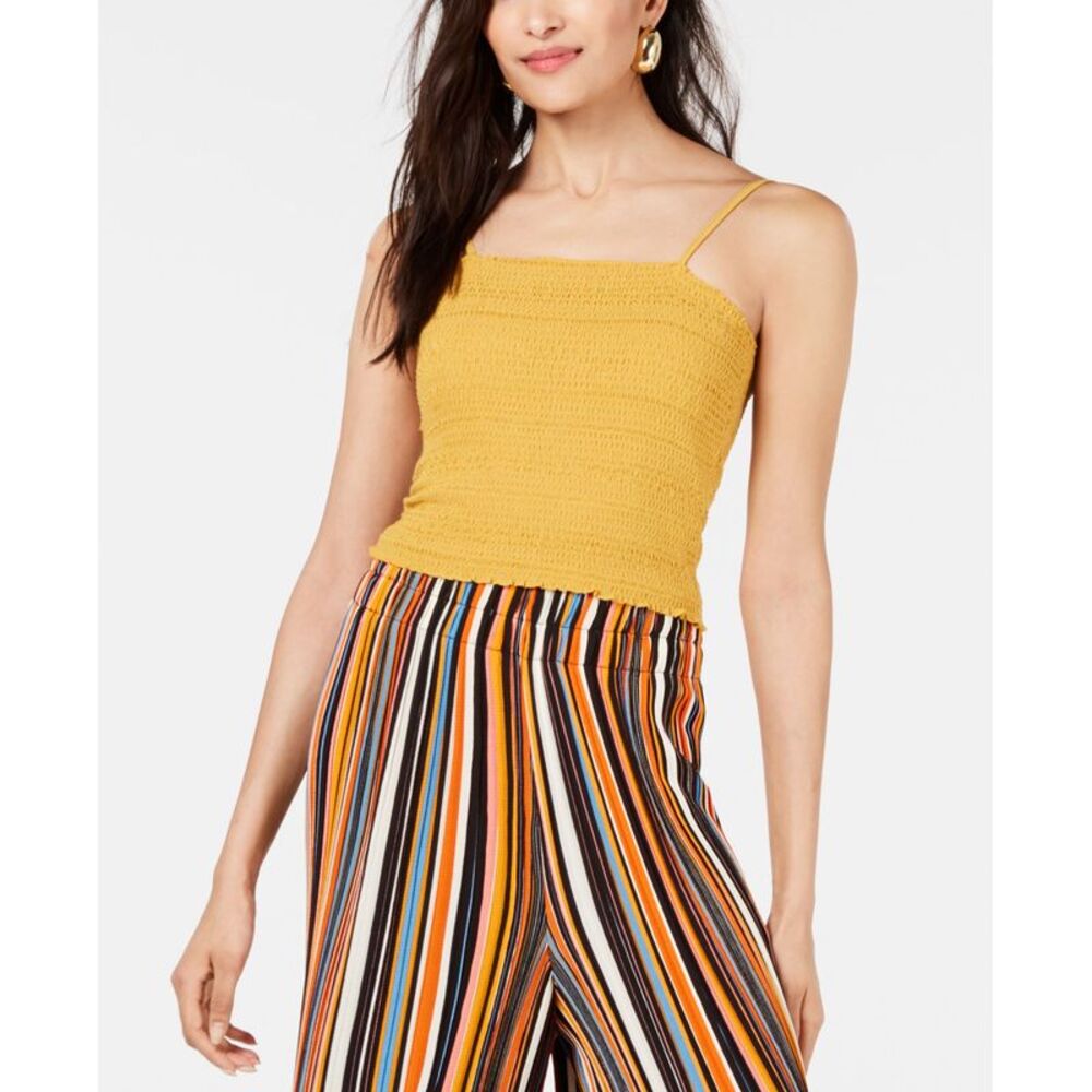 House Of Polly Smocked Crop Top